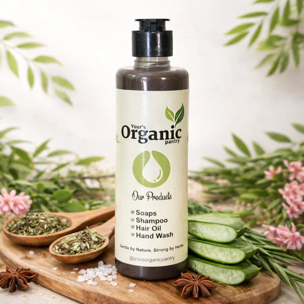 Anti Hair Fall Organic Shampoo - Hair Growth, Strength & Black Hair Restoration
