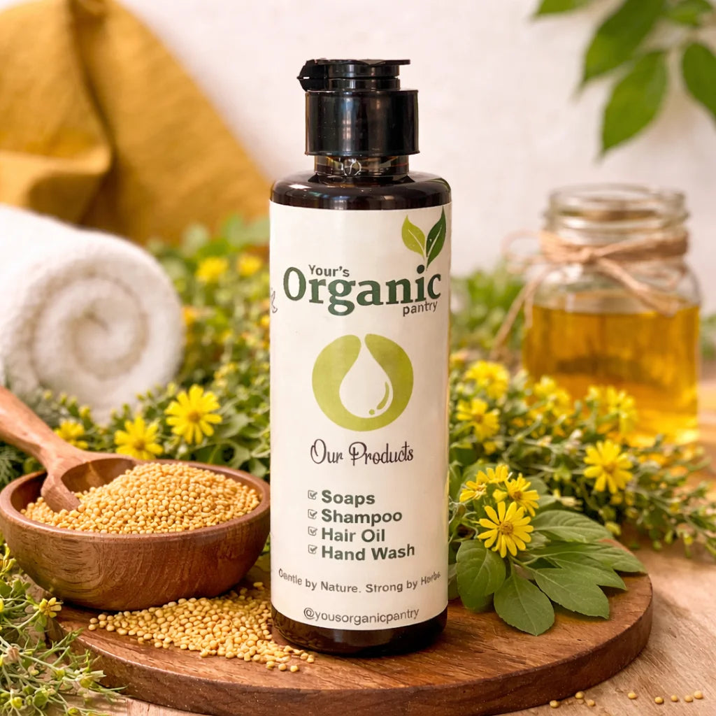 Pure Mustard Hair Oil - Thick, Strong & Shiny Hair Care Solution