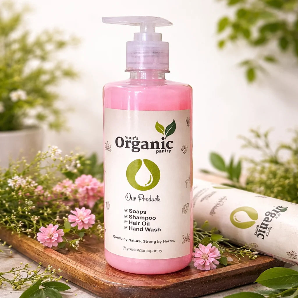 Chemical Free Organic Hand Wash – Handmade Herbal Liquid Soap
